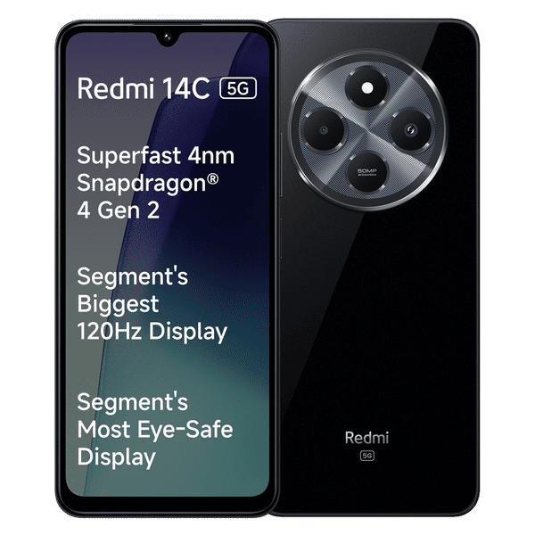 Buy Redmi 14C 5G (4GB RAM, 128GB, Stargaze Black) Online - Croma